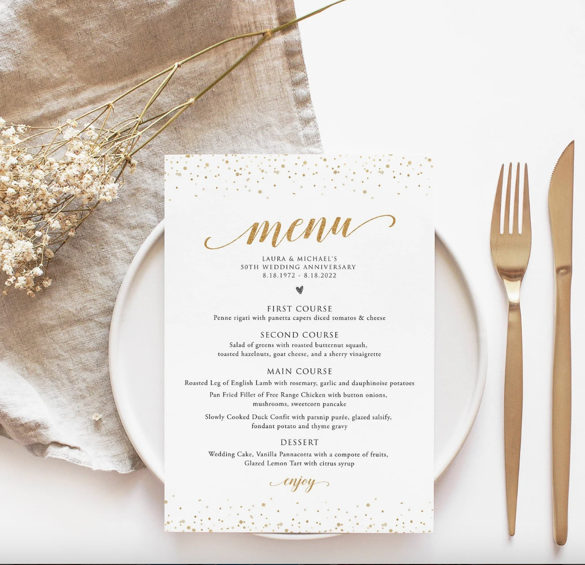 Menu Card