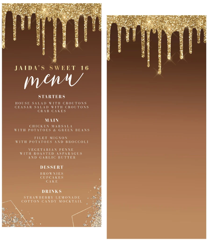 Menu Card