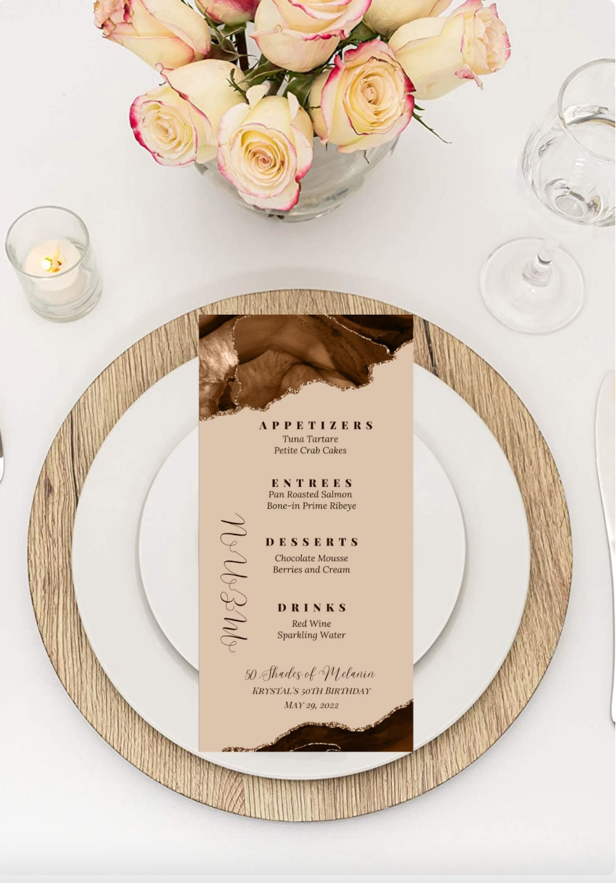 Menu Card